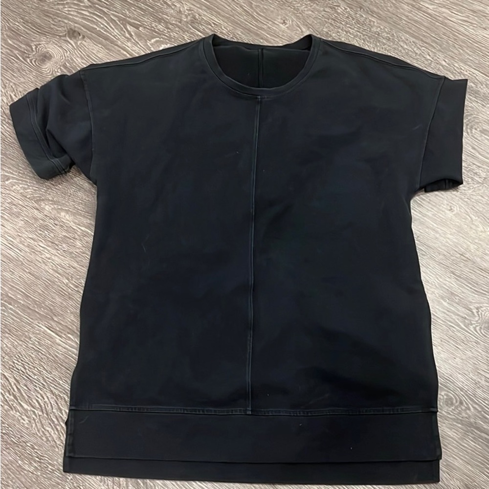 Lululemon Black Cut Above Tee Shirt